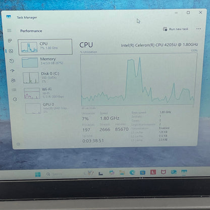 Lenovo IdeaPad S145-15IWL 15.6" Celeron 4205U 1.8GHz 4GB RAM 128GB SSD