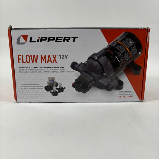 New Lippert Flow Max 12v 12V RV Water Pump  689052 No Seal