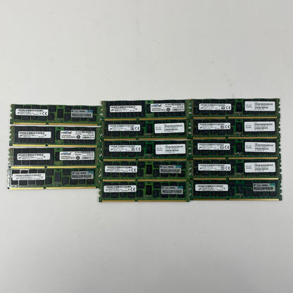 Micron Server Memory 16GB 2Rx4 PC3L-10600R MT36KSF2G72PZ-1G4D1FF Lot of 14