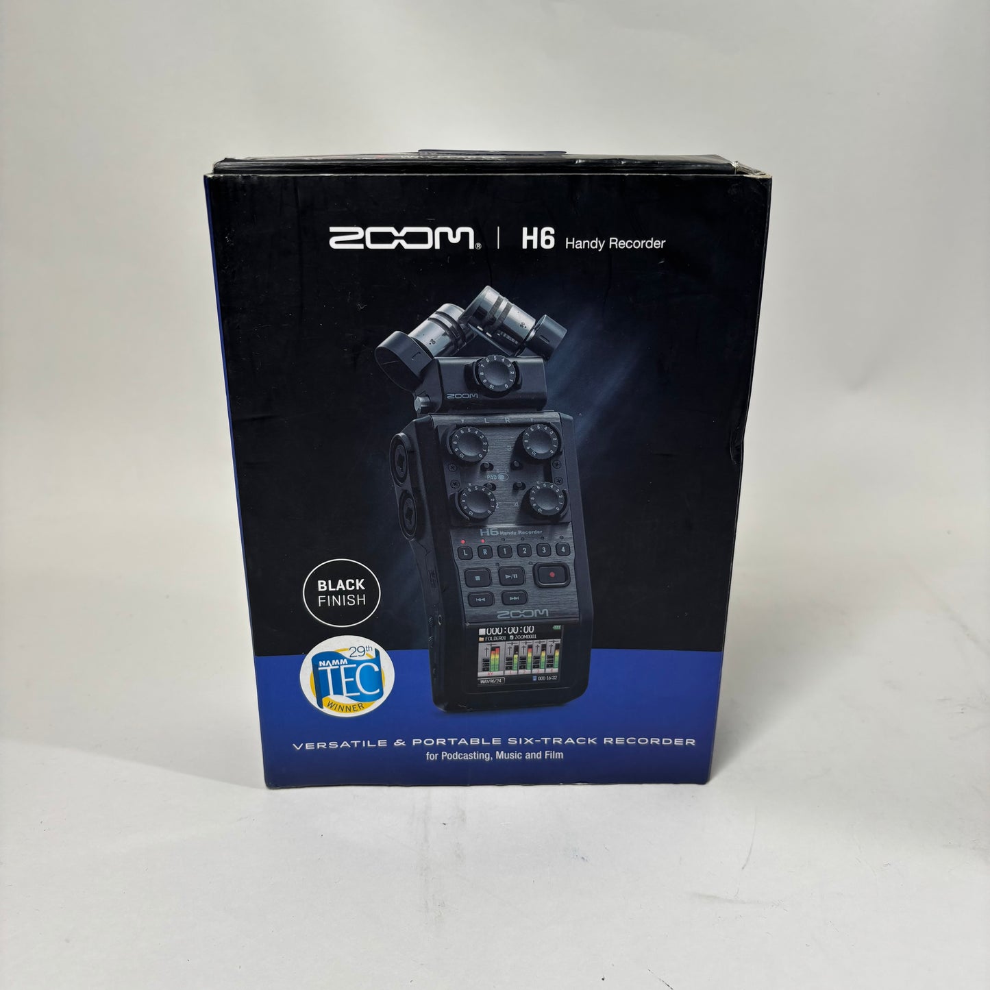 Zoom H6 Handy Recorder Versatile, Portable, 6-Track Digital Audio Recorder ZH6E