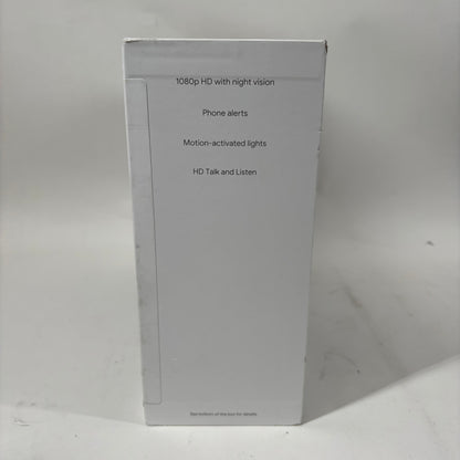 New Google Nest Cam with Floodlight Smart Outdoor Security Camera GA02411-US