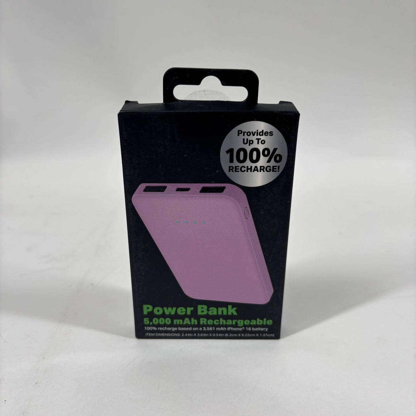 New Jem Accessories Power Bank 5000mah Rechargeable PBB8-2001-PNK 0625 M-288