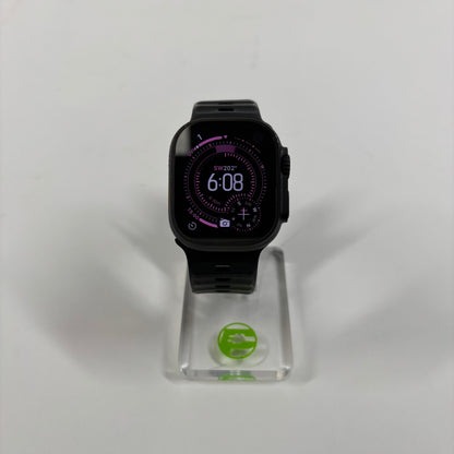 GPS Only Apple Watch Ultra 2 49MM Black Titanium Black Sport Band MX4Q3LW/A
