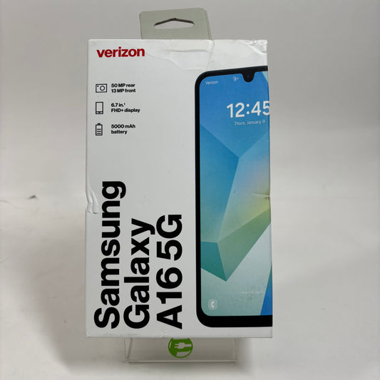 New Verizon Samsung Galaxy A16 5G 128GB Clean IMEI 351750780404013