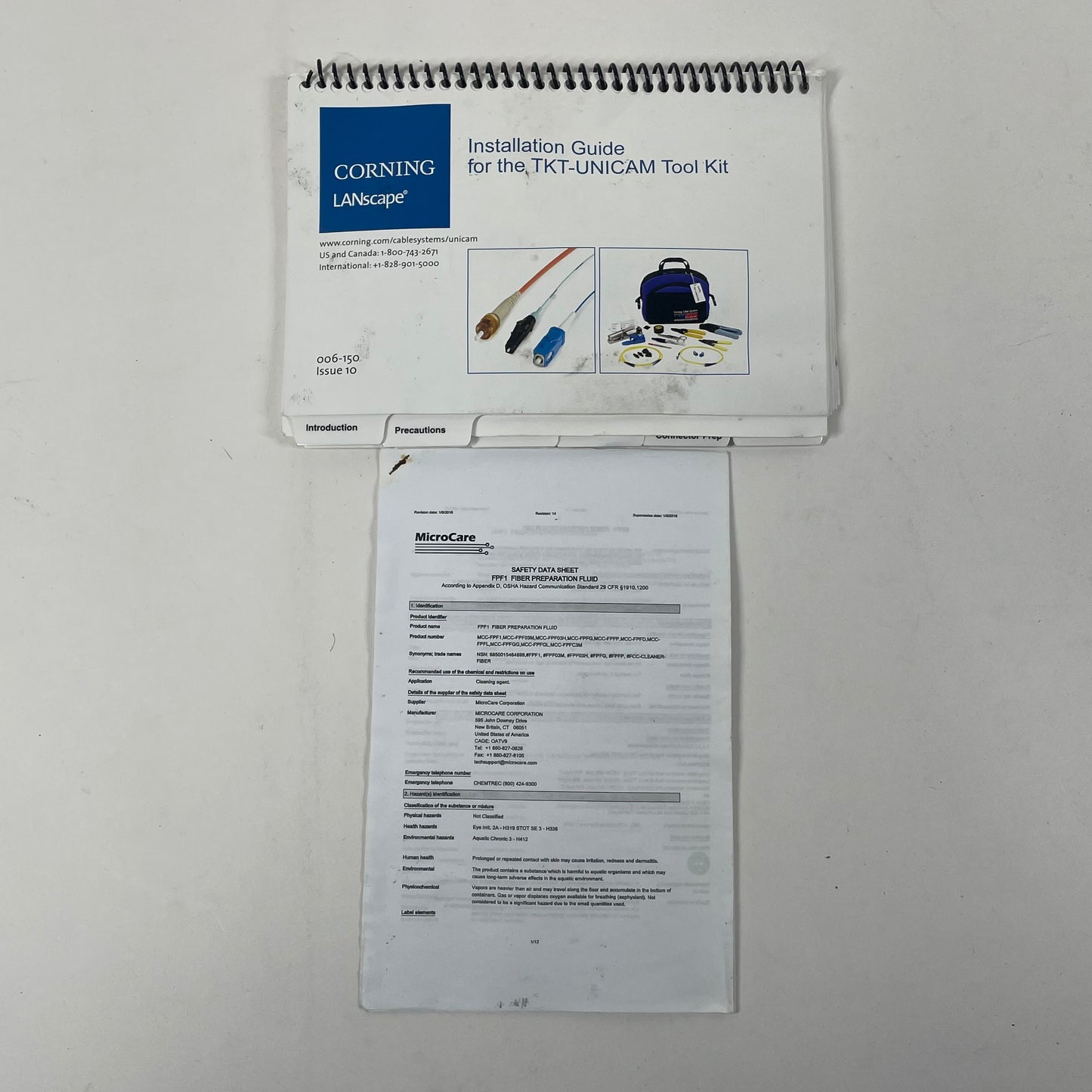Corning LANscape Kit TKT-UNICAM Tool Kit High-Performance Installation Tool Kit