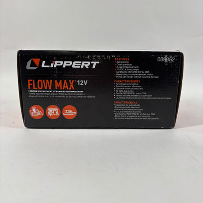 New Lippert Flow Max 12v 12V RV Water Pump 689052