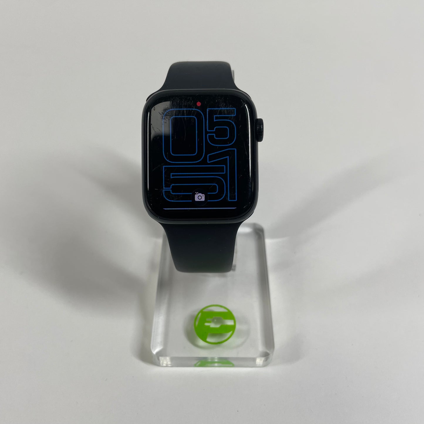 Unlocked Apple Watch SE 2nd Gen 44MM Mid. Aluminum Black Sport Band MNU03LL/A