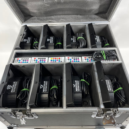 Rockville Battery Par 61 (8 Lights) DJ Lights BATTERY PAR 61