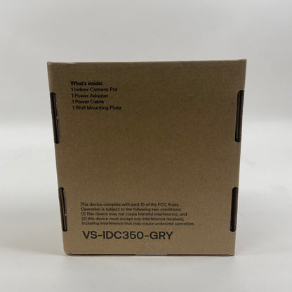 New Vivint Indoor Camera Pro Full HD 1080p Smart Security Camera VS-IDC350-GRY