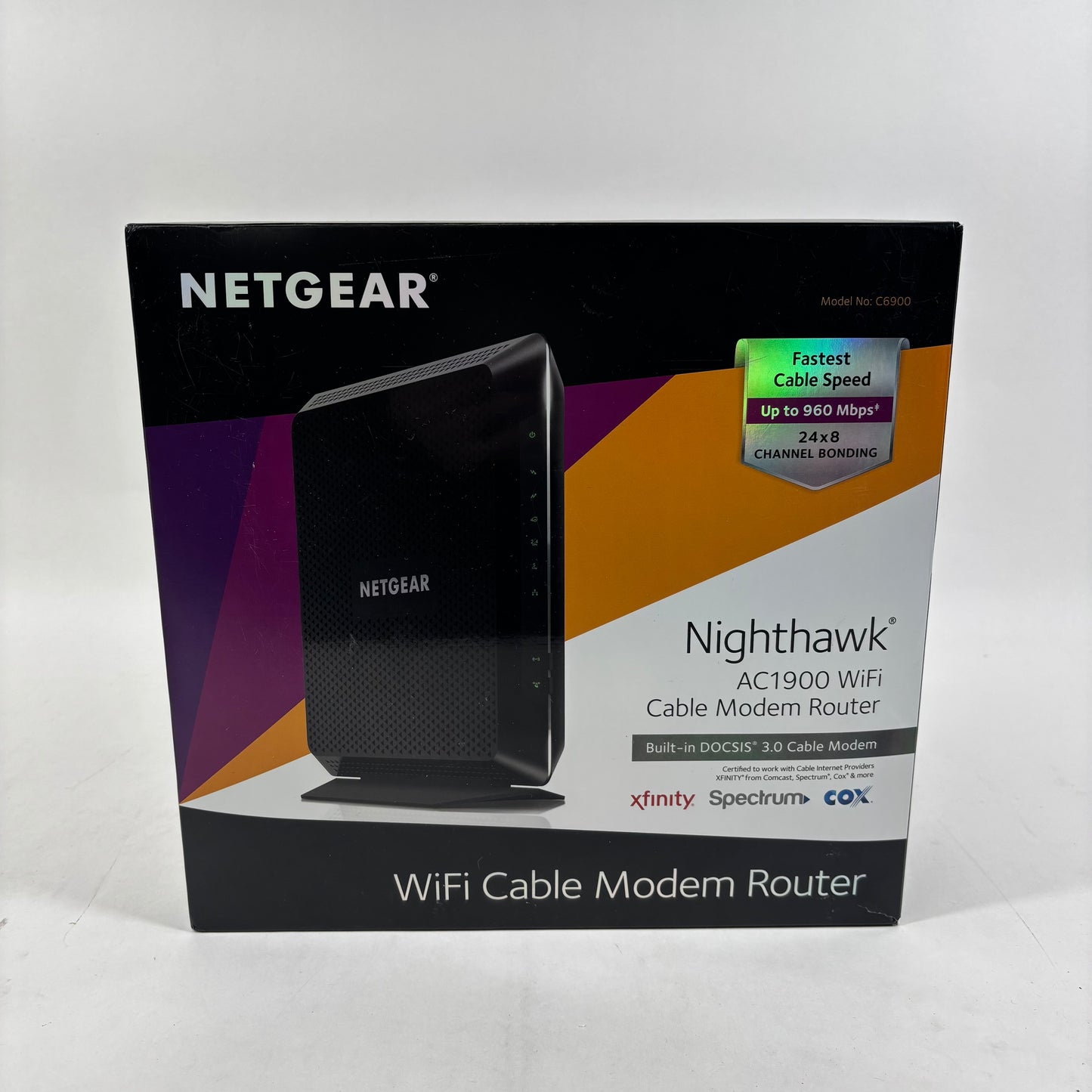NETGEAR Nighthawk AC1900 Dual Band WiFi 5 C6900-100NAS Dual-Band Wireless AP