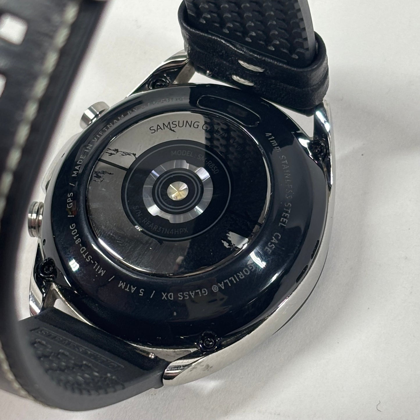 WiFi Only Samsung Galaxy Watch3 Stainless Steel Smartwatch SM-R850