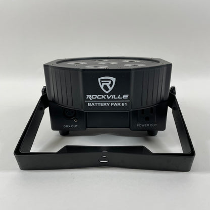 Rockville Battery Par 61 (8 Lights) DJ Lights BATTERY PAR 61