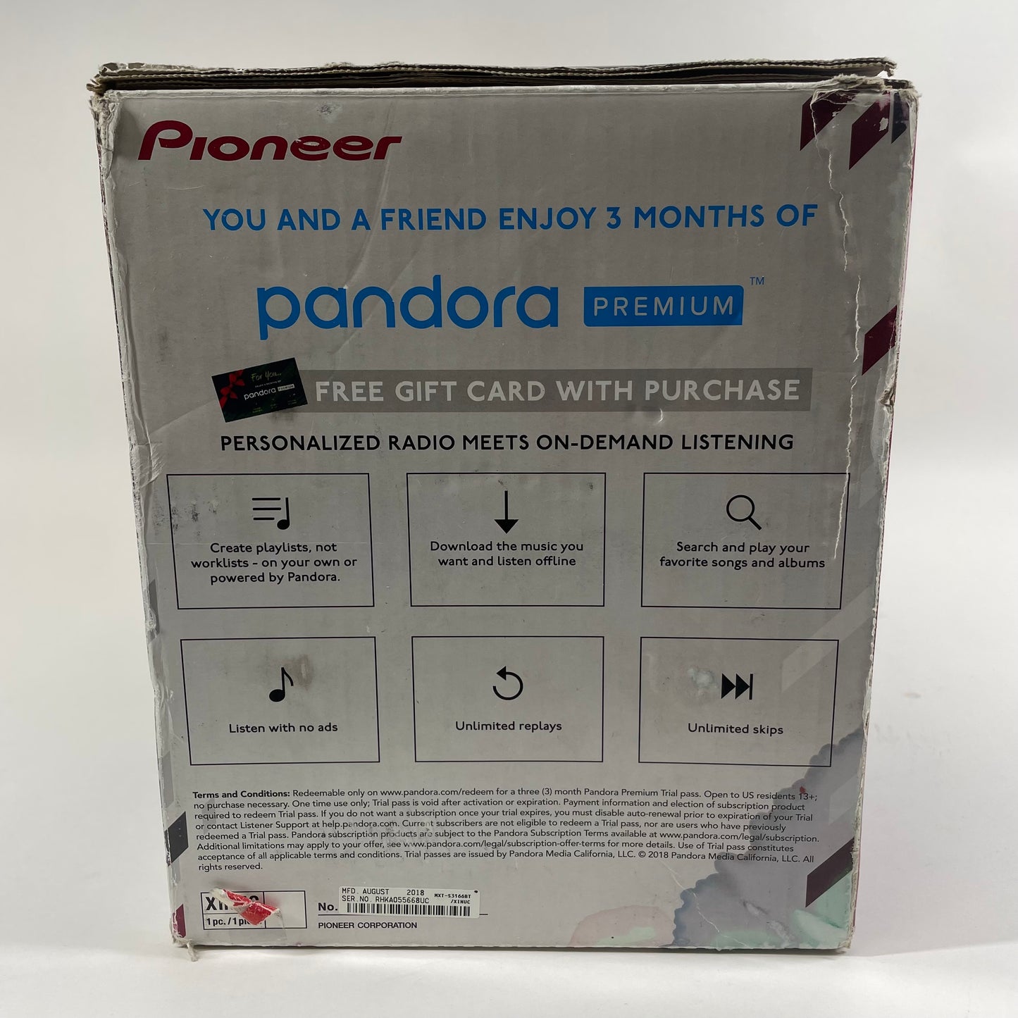 New Pioneer MXT-S3166BT All-in-One Car Audio Upgrade Bundle MXTS3166BT