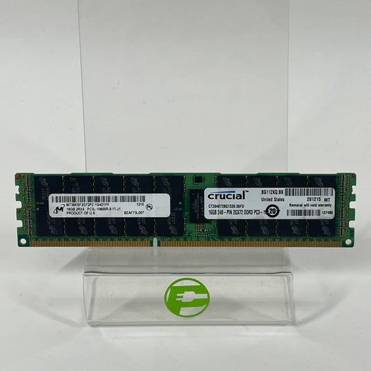 Micron Server Memory 16GB 2Rx4 PC3L-10600R MT36KSF2G72PZ-1G4D1FF Lot of 14