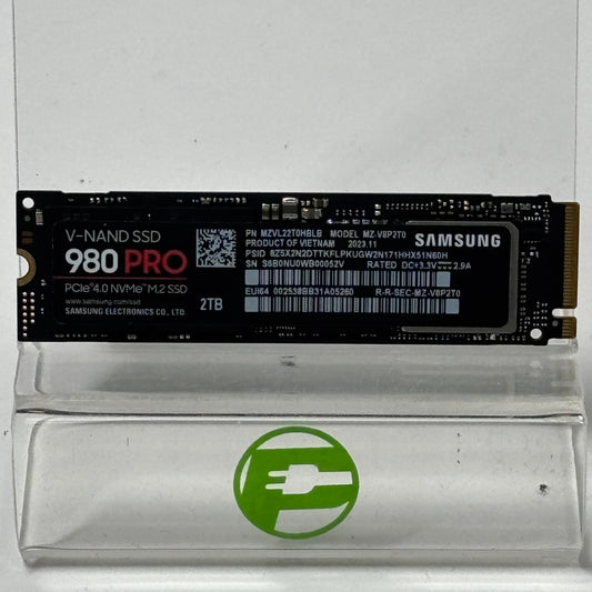 Samsung 2280mm 980 PRO SSD 2TB M.2 NVMe Gen 4.0 x 4 SSD MZ-V8P2T0